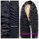 Pre made wavy Ready to wear Closure wig