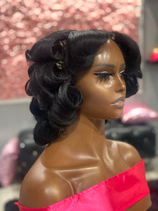 Wig maintenance wash, style and pincurl